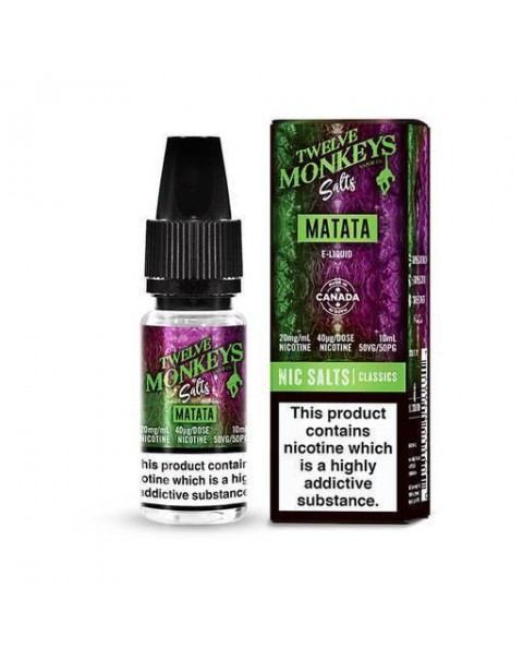 Twelve Monkeys Nic Salt Matata E-Liquid