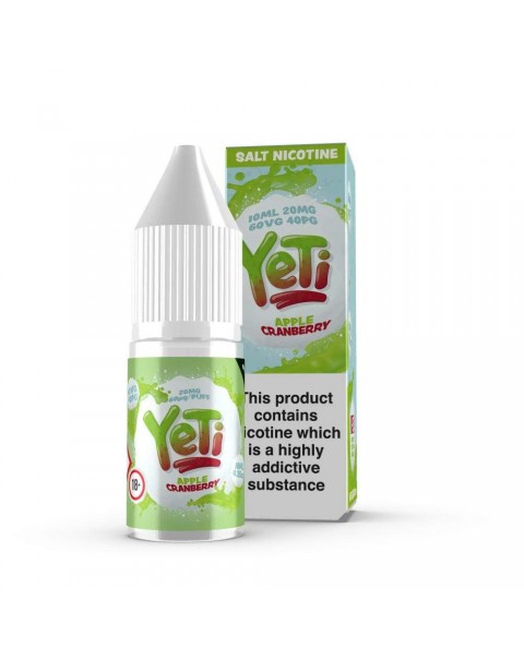 Yeti Apple & Cranberry Nic Salt