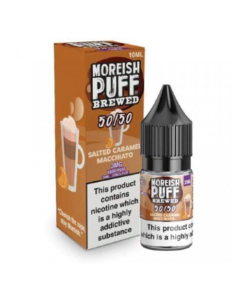 Moreish Puff 50/50 Brewed Salted Caramel Macchiato