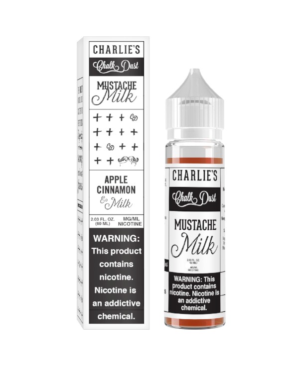 Charlies Chalk Dust Mustache Milk