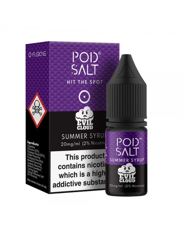 Pod Salt Fusions Evil Cloud Summer Syrup Nic Salt