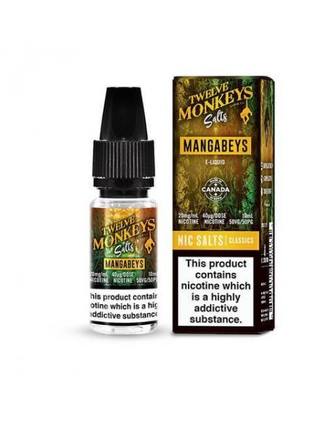 Twelve Monkeys Nic Salt Mangabeys E-Liquid