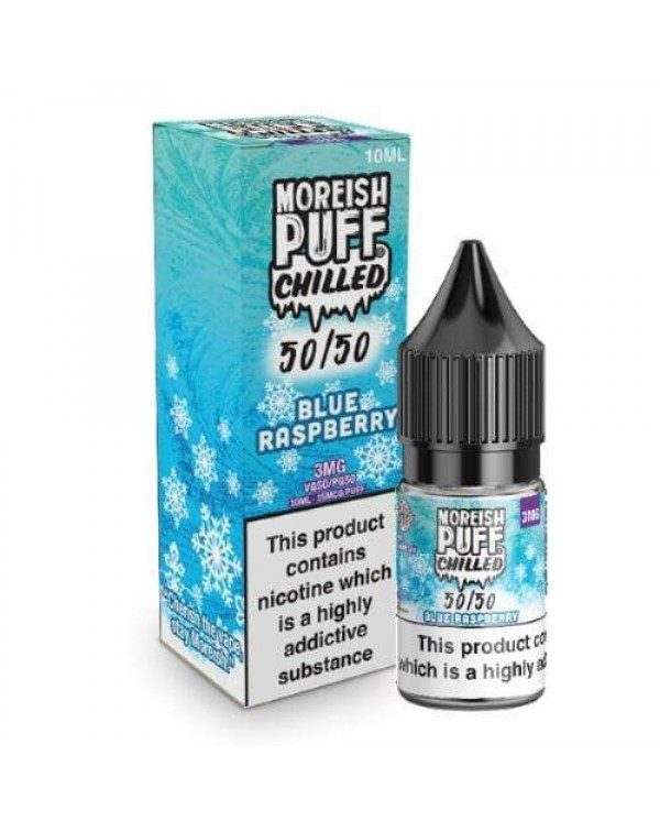 Moreish Puff 50/50 Chilled Blue Raspberry