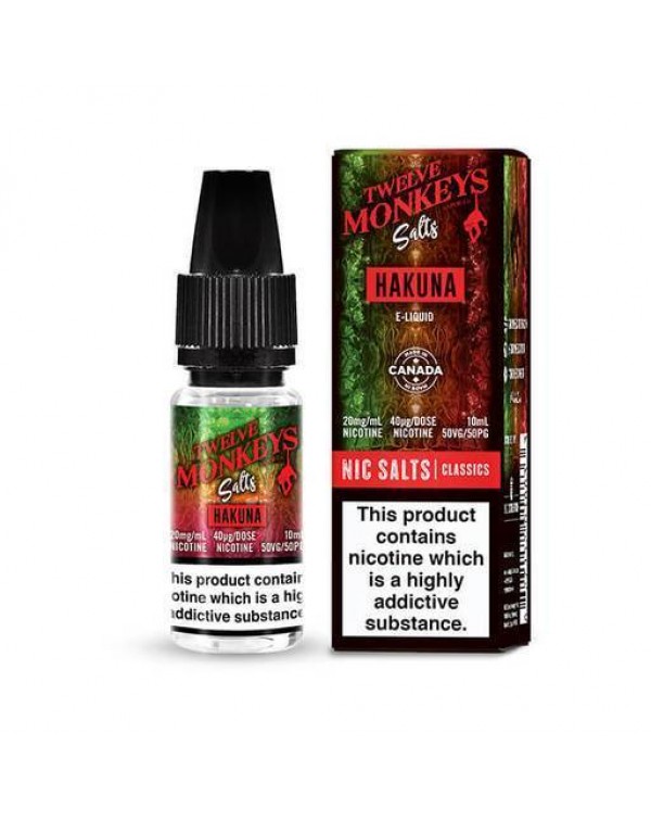 Twelve Monkeys Nic Salt Hakuna E-Liquid