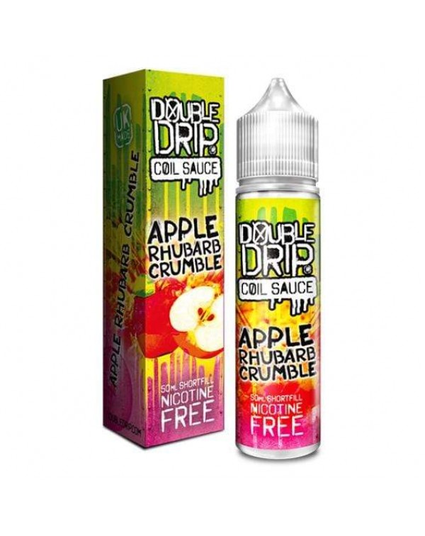 Double Drip Coil Sauce Apple Rhubarb Crumble