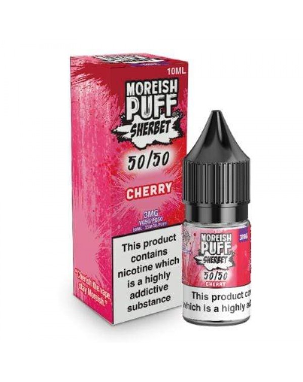 Moreish Puff 50/50 Sherbet Cherry