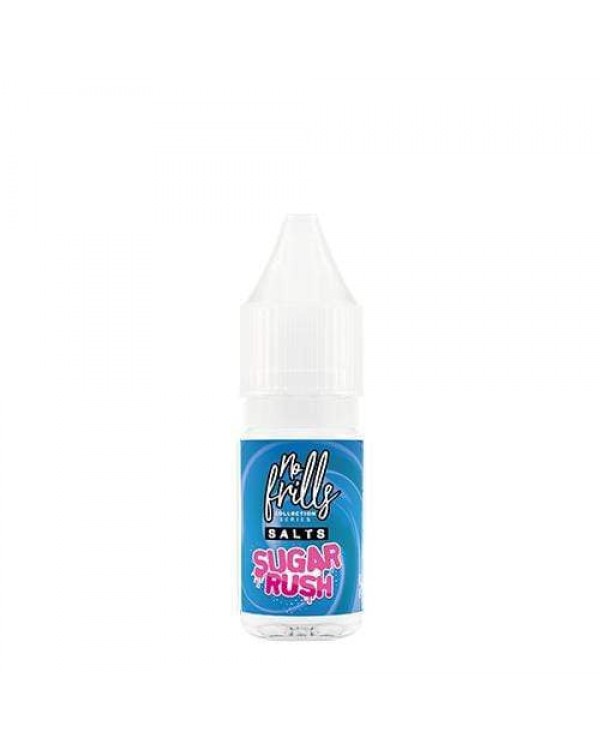 No Frills Sugar Rush Bubble Blue Nic Salt