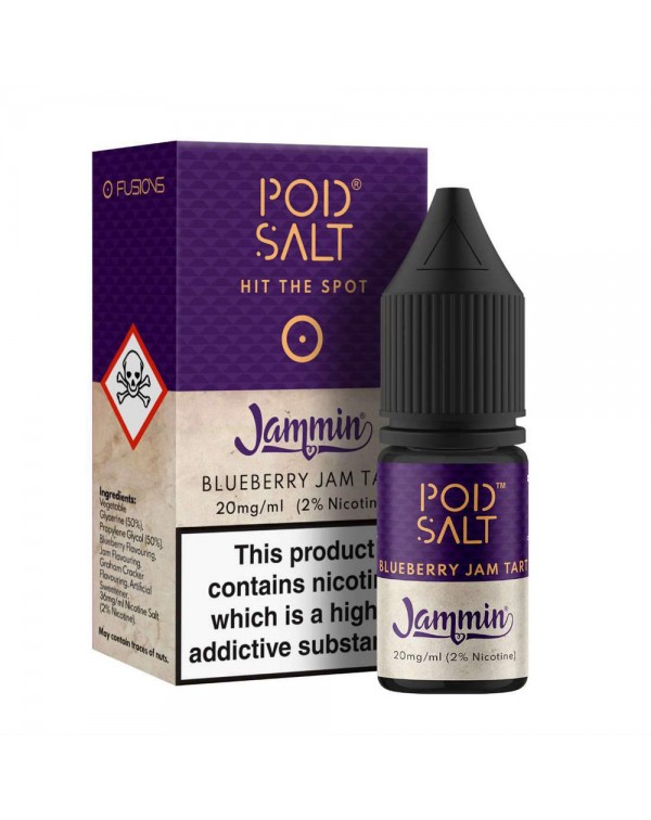 Pod Salt Fusions Jammin Blueberry Jam Tart Nic Sal...