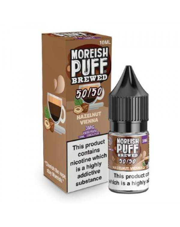 Moreish Puff 50/50 Brewed Hazelnut Vienna