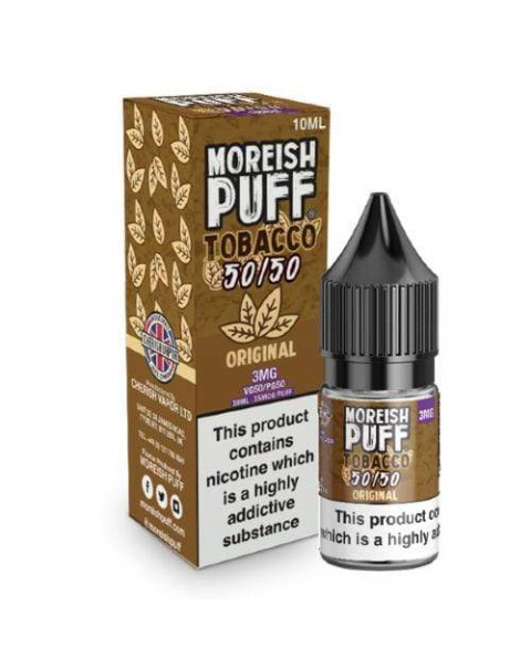 Moreish Puff 50/50 Tobacco Original