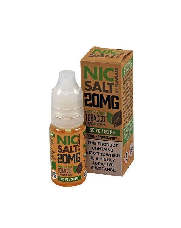 Flawless Nic Salt Smoothly Rich Tobacco