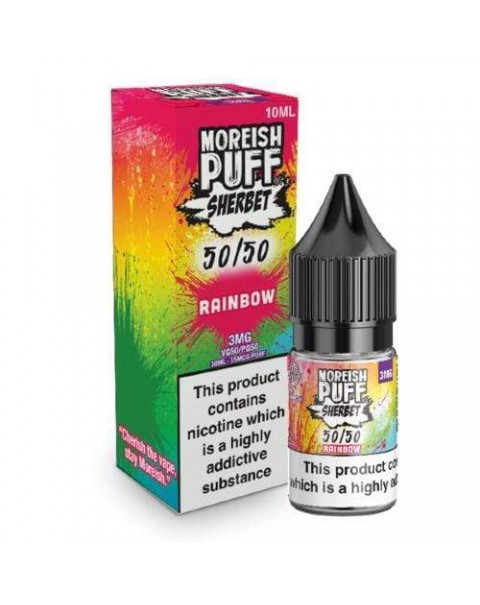 Moreish Puff 50/50 Sherbet Rainbow