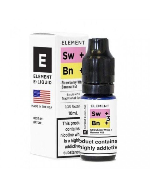 Element 50/50 Emulsions Strawberry Whip & Banana Nut