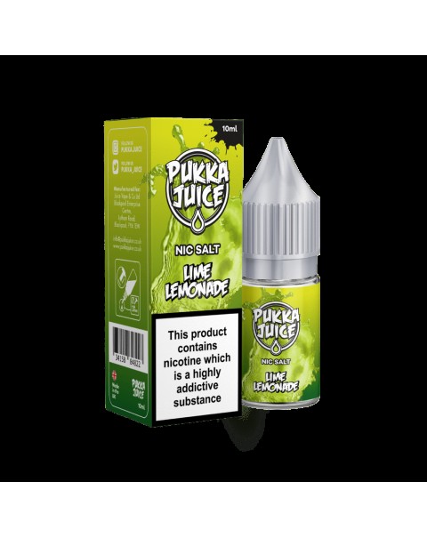 Pukka Juice Lime Lemonade Nic Salt