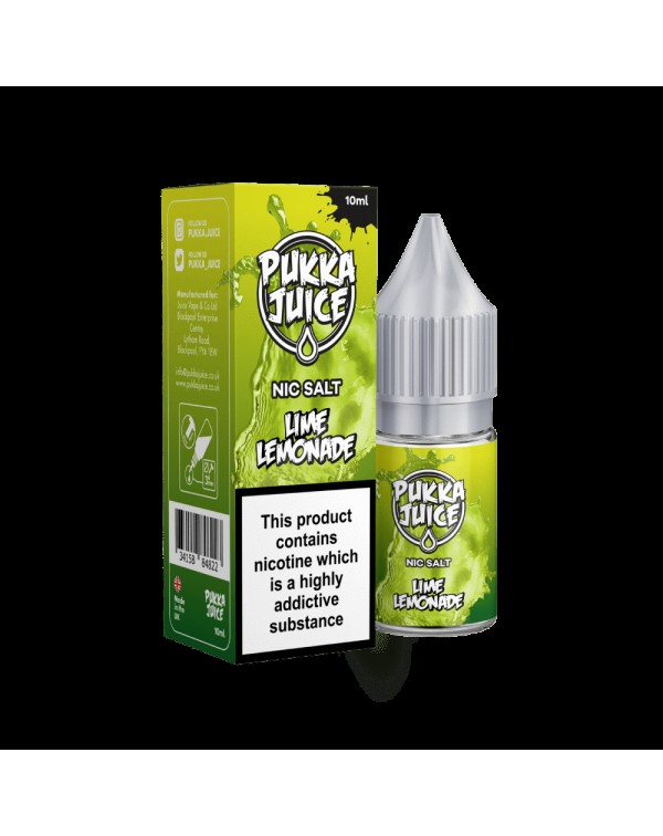 Pukka Juice Lime Lemonade Nic Salt