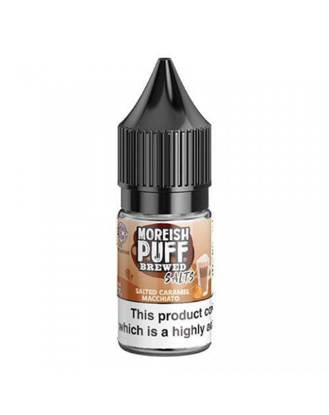 Moreish Puff Brewed Salted Caramel Macchiato Nic Salt