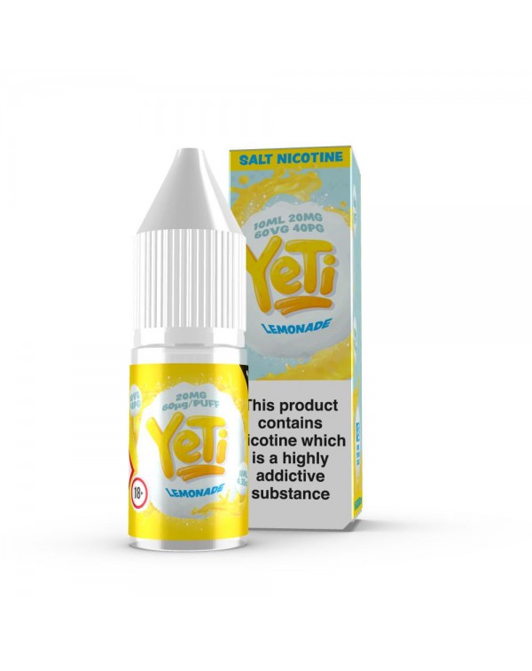 Yeti Lemonade Nic Salt