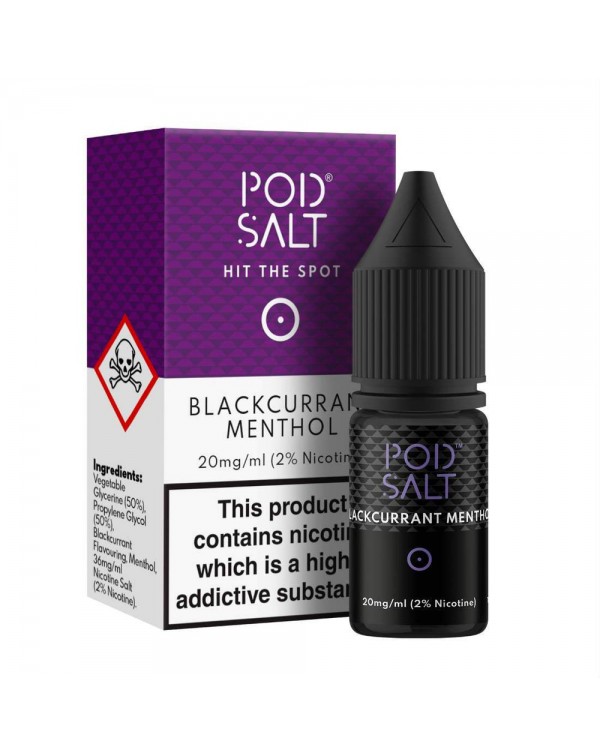 Pod Salt Blackcurrant Menthol Nic Salt