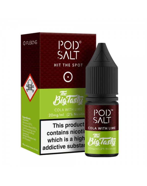 Pod Salt Fusions The Big Tasty Cola With Lime Nic ...