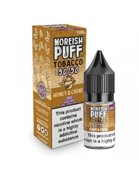 Moreish Puff 50/50 Tobacco Honey & Creme