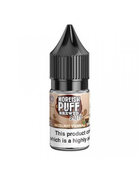 Moreish Puff Brewed Hazelnut Vienna Nic Salt