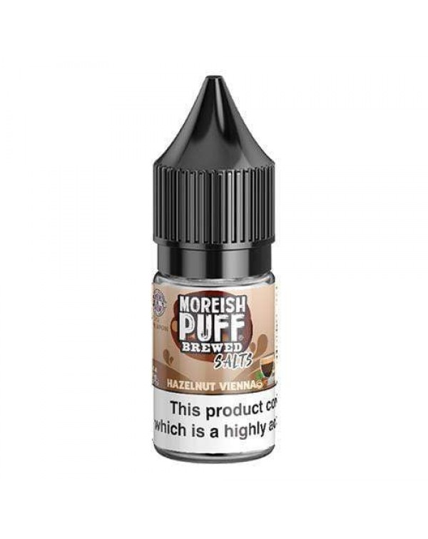 Moreish Puff Brewed Hazelnut Vienna Nic Salt