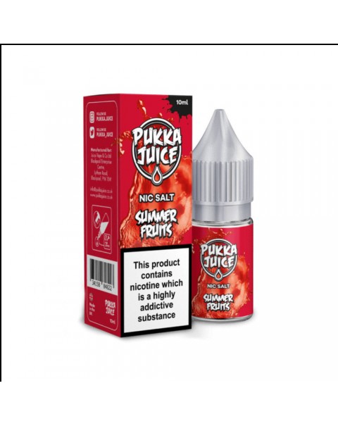 Pukka Juice Summer Fruits Nic Salt