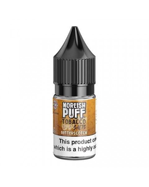 Moreish Puff Tobacco Butterscotch Nic Salt