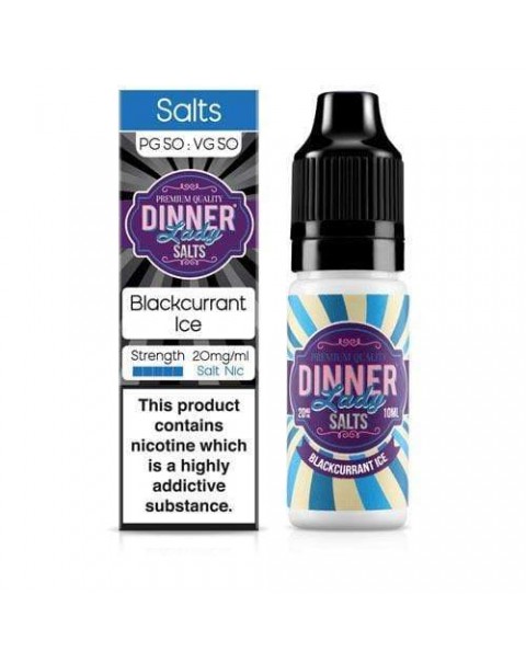 Dinner Lady Blackcurrant Ice Nic Salt