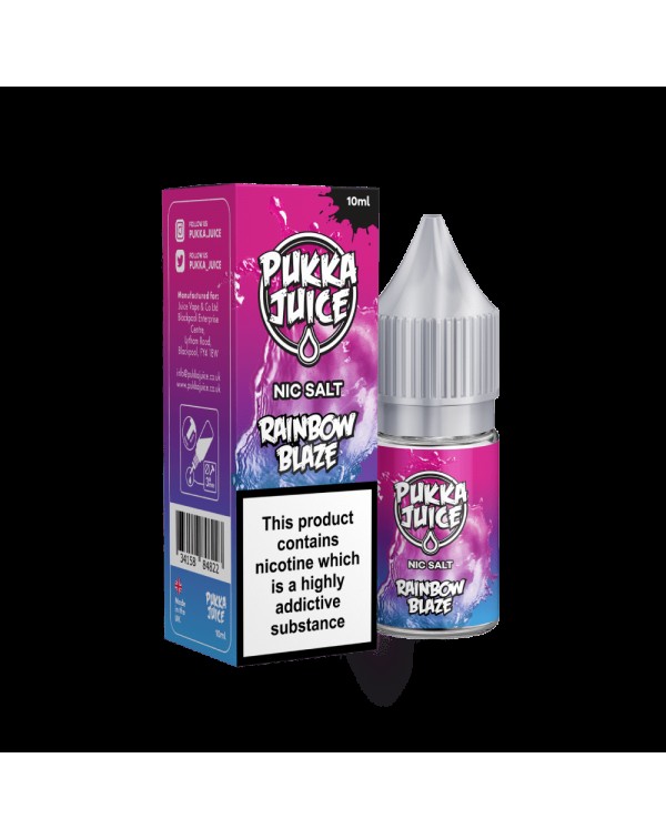 Pukka Juice Rainbow Blaze Nic Salt