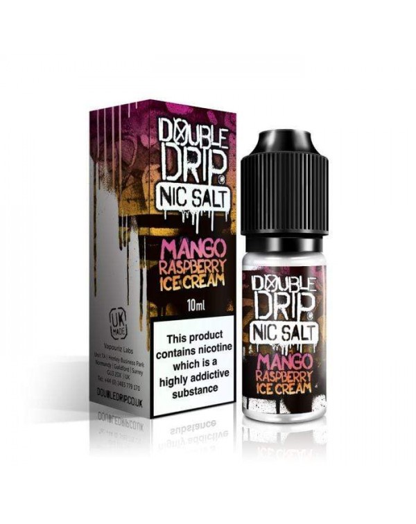 Double Drip Mango Raspberry Ice Cream Nic Salt