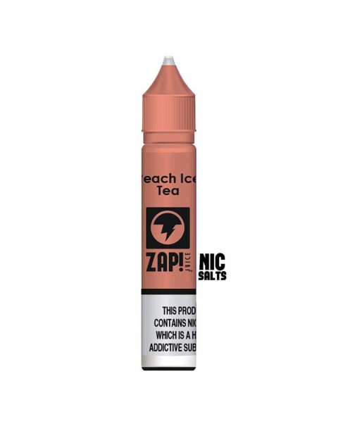 Zap! Peach Ice Tea Nic Salt