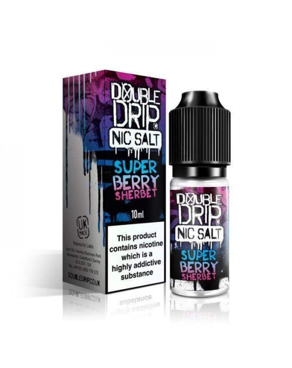 Double Drip Super Berry Sherbet Nic Salt