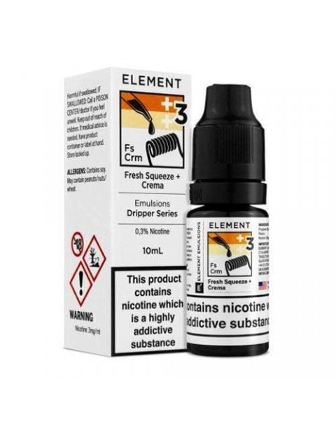 Element 50/50 Emulsions Fresh Squeeze & Crema