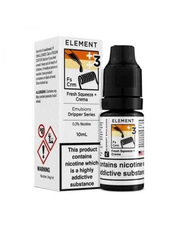Element 50/50 Emulsions Fresh Squeeze & Crema