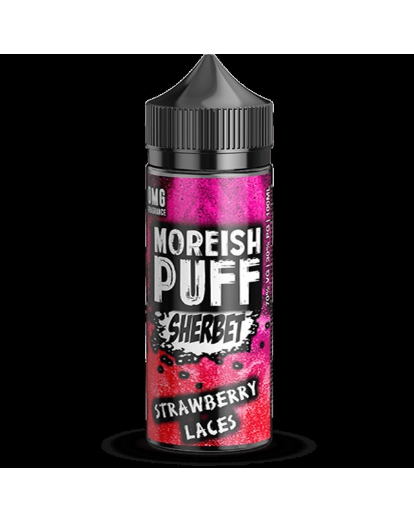 Moreish Puff Sherbet Strawberry Laces