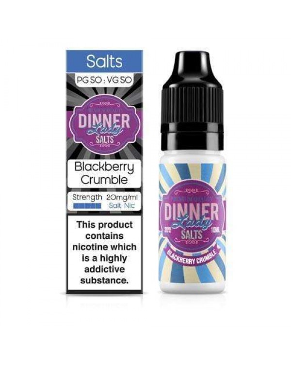 Dinner Lady Blackberry Crumble Nic Salt