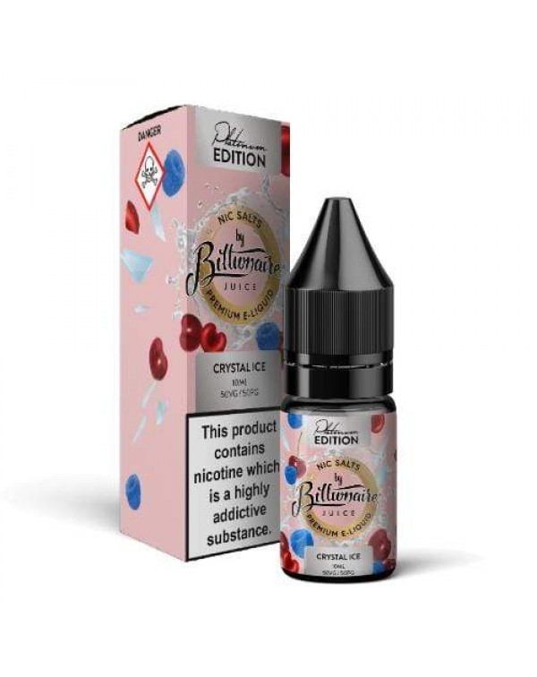 Billionaire Juice Platinum Series Crystal Ice Nic ...